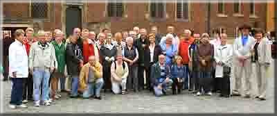 Touristische Gruppe auf dem Breslauer Ring